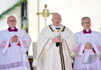 Vatikan, Rom Ostermesse 2022  Papst Franziskus I.