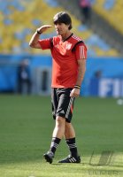 FUSSBALL WM 2014  Viertelfinale; Bundestrainer Joachim Loew (Deutschland)