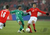 Fussball Laenderspiel Schweiz - Nigeria