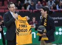 Basketball 1. Bundesliga 16/17 Hauptrunde: Walter Tigers Tuebingen - FC Bayern Muenchen