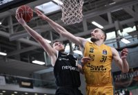 Basketball 1. Bundesliga 23/24: Tigers Tuebingen - Veolia Towers Hamburg