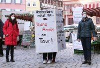 Wahlkampf Landtagswahl Baden Wuerttemberg 2021 am 20.02.2021 in Tuebingen