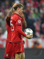 Fussball CHL 15/16 Halbfinale: FC Bayern Muenchen - Atletico Madrid