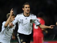 Fussball International EM 2012 - Qualifikation:  Deutschland, Jubel KLOSE