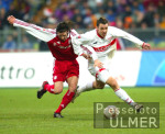 Fussball 1. Bundesliga Bayern-Stuttgart, Zweikampf