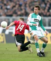 Fussball, 1. Bundesliga: Bremen - Hamburg