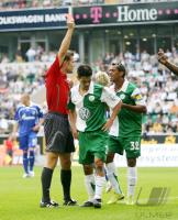 Fussball 1. Bundesliga: VfL Wolfsburg - Schalke 04