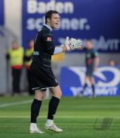 FUSSBALL  1. BUNDESLIGA  09/10  Torwart Poulin (SC Freiburg)