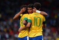 FUSSBALL Olympia 2012 Maenner: Brasilien - Weissrussland