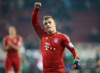 FUSSBALL DFB POKAL  Saison 2012/2013:  FC Augsburg - FC Bayern Muenchen