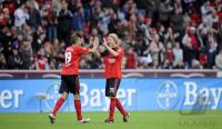 Fussball 1. Bundesliga: Bayer Leverkusen - 1. FC Nuernberg