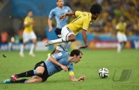 FUSSBALL WM 2014, Achtelfinale: Kolumbien - Uruguay