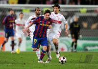 FUSSBALL  International CHL 09/10 : VfB Stuttgart -  FC Barcelona