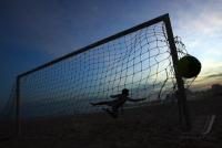  Children playing Beachsoccer on the Copa Cabana Beach/ Brazil bits for World Cup 2014