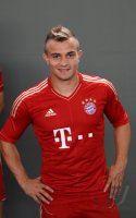Fussball 1. Bundesliga 2012/2013:  Fototermin beim  FC Bayern Muenchen