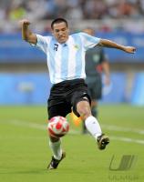 FUSSBALL  Olympia 2008  Peking  Vorrunde Argentinien - Australien