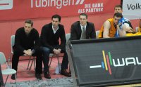 Basketball 1. Bundesliga 2012/2013: Walter Tigers Tuebingen  - s Oliver Baskets Wuerzburg