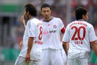 Fussball DFB Pokal 1. Runde  09/10  Spvgg Neckarelz - FC Bayern Muenchen