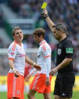 Fussball 1. Bundesliga Saison 12/13: Bastian Schweinsteiger (FC Bayern Muenchen)