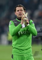 Fussball CHL 14/15 Achtelfinale: Torwart Roman Weidenfeller (Borussia Dortmund)