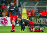 Fussball 1. Bundesliga: Dortmund - Frankfurt, enttaeuschte Frankfurter