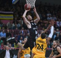 Basketball 1. Bundesliga 16/17 Hauptrunde: Walter Tigers Tuebingen -  s. Oliver Wuerzburg