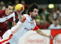Handball-WM: Spanien, GARCIA PARRONDO am Ball