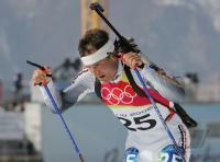 Olympische Spiele 2006 Turin  Sven Fischer (GER) gewinnt Gold