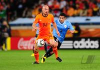 FUSSBALL WM 2010  HALBFINALE:  Uruguay - Niederlande