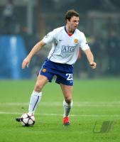 FUSSBALL  International CHL 09/10 : Jonny Evans  (Manu)