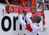 FUSSBALL 1. Bundesliga 2014/2015:  Trainer Armin Veh (VfB Stuttgart)