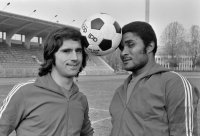 Fussball Verleihung Goldener Schuh: Mueller, Eusebio