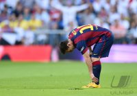 Fussball Primera Division El Clasico 14/15: Lionel Messi (Barca)