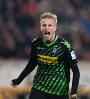 Fussball  1. Bundesliga  13/14: JUBEL Oscar Wendt (Borussia Moenchengladbach)