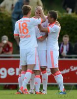 Fussball Regionalliga Sued 2012/2013:  FC Bayern Muenchen II - SC Eltersdorf