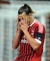 FUSSBALL SERIE A:  Zlatan Ibrahimovic (AC Mailand)