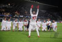 FUSSBALL  International CHL 09/10 :  SCHLUSSJUBEL Robben (FC Bayern  Muenchen )