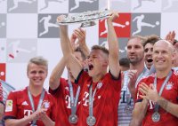 Fussball 1. Bundesliga Saison 17/18: Meister FC Bayern Muenchen