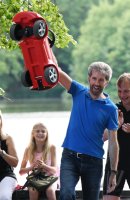 AMW Bobby Car Race , Auftakt zum 3. Mey Generalbau Triathlon Tuebingen 2017