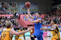 Basketball 1. Bundesliga 13/14:  Walter Tigers Tuebingen - Mitteldeutscher BC