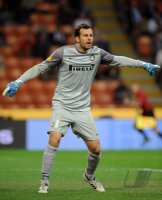 Fussball: Europa League Saison 2012/2013: Torwart Handanovic Samir (Inter Mailand)