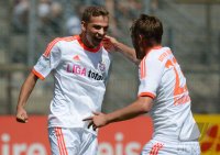 Fussball Regionalliga Sued 2012/2013:  TSV 1860 Muenchen II - FC Bayern Muenchen II