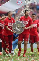 Fussball, 1. Bundesliga  Saison 14/15: JUBEL FC Bayern Muenchen