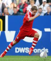 Fussball 1. Bundesliga: Bayern, PODOLSKI Einzelaktion