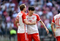 Fussball 1. Bundesliga 23/24: FC Bayern Muenchen - Eintracht Frankfurt