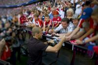 FUSSBALL 1. BUNDESLIGA: Bayern Muenchen - Hertha BSC Berlin