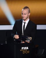 Fussball International FIFA Ballon d Or 2012: Miroslav Stoch (Slowakei)