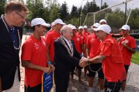 Beachsoccer Nationalteam von Tahiti besucht die FIFA