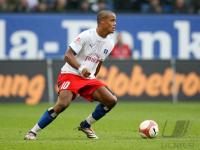 Fussball 1. Bundesliga: Hamburg, DE JONG Einzelaktion