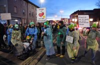 Demonstration von Gegner der Corona-Massnahmen in Reutlingen